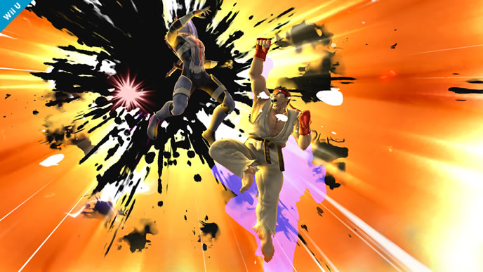 Archivo:Ryu usando su Smash Final en Sheik SSB4 (Wii U).jpg