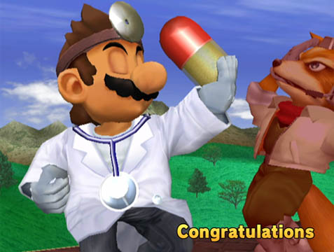 Archivo:Créditos Modo All-Star Dr. Mario SSBM.jpg