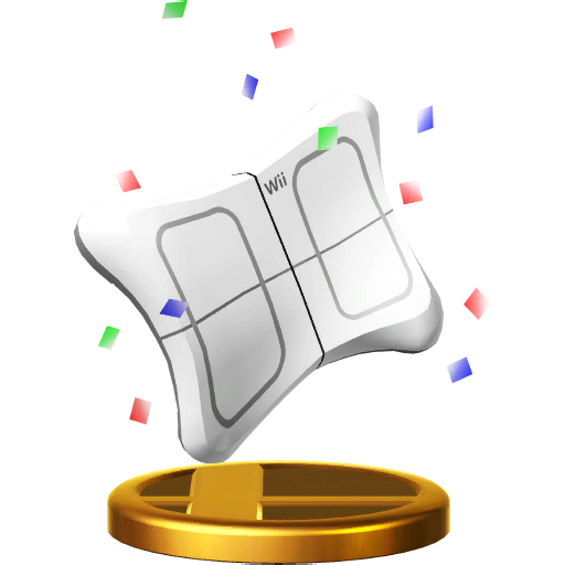 Archivo:Trofeo de Wii Balance Board SSB4 (Wii U).png