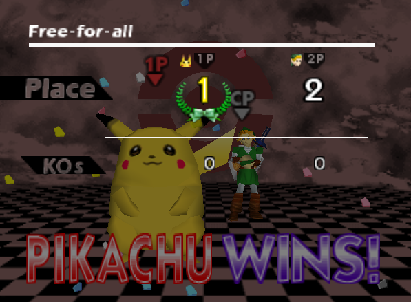 Archivo:Pose de victoria de Pikachu (3-2) SSB.png