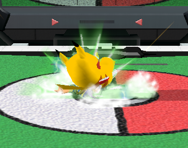 Archivo:Lanzamiento hacia abajo de Pikachu (2) SSBM.png