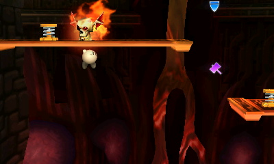 Archivo:Bubble de fuego junto a Kirby en Smasventura SSB4 (3DS).JPG