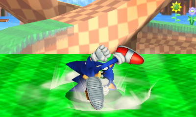 Archivo:Burla inferior Sonic SSB4 (3DS).JPG