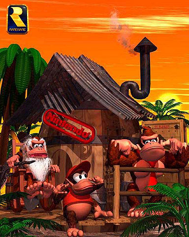 Archivo:Artwork de la casa de Cranky Kong en Donkey Kong Country.jpg