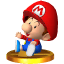 Archivo:Trofeo de Bebé Mario SSB4 (3DS).png