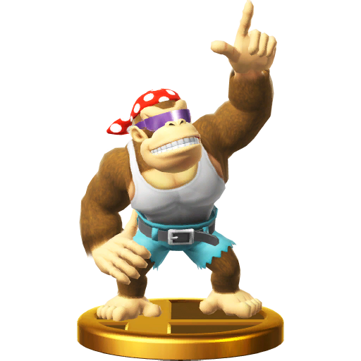 Archivo:Trofeo de Funky Kong SSB4 (Wii U).png