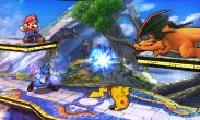 Archivo:Lucario, Charizard, Mario y Pikachu en el Campo de Batalla SSB4 (3DS).jpg