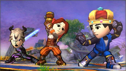 Archivo:Créditos Modo Senda del guerrero Luchador Mii SSB4 (3DS).png