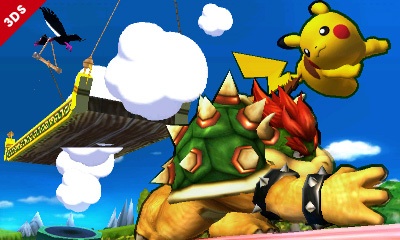 Archivo:Bowser atacando a Pikachu en el Tren de los Dioses SSB4 (3DS).jpg