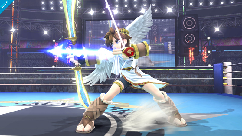 Archivo:Pit cargando una flecha de luz - (SSB. for Wii U).jpg