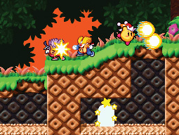 Archivo:Kirby y dos Knuckle Joe en Kirby Super Star Ultra.png