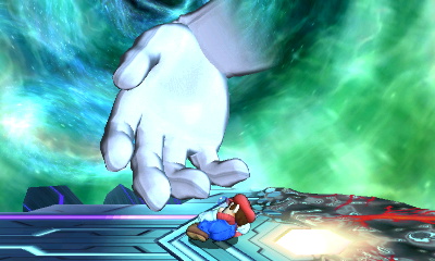 Archivo:Master Hand Lanzamiento hacia abajo SSB4 (3DS).JPG