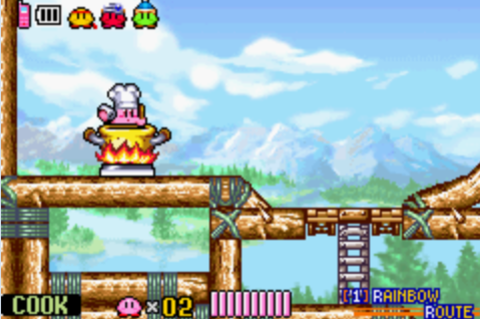 Archivo:Chef Kirby en Kirby & the Amazing Mirror (2).png