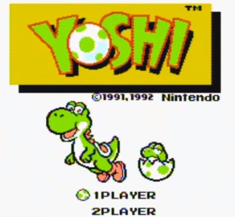 Archivo:Pantalla de titulo de Yoshi.jpg