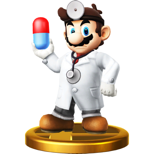 Archivo:Trofeo de Dr. Mario SSB4 (Wii U).png