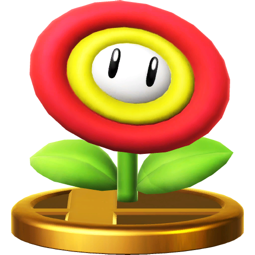 Archivo:Trofeo de Flor de fuego SSB4 (Wii U).png