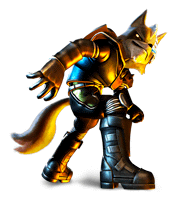 Archivo:Pegatina Wolf Star Fox Assault SSBB.png
