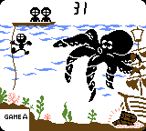 Octopus clásico en Game & Watch Gallery para Game Boy.