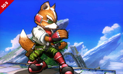 Archivo:Fox en el Campo de batalla SSB4 (3DS).jpg
