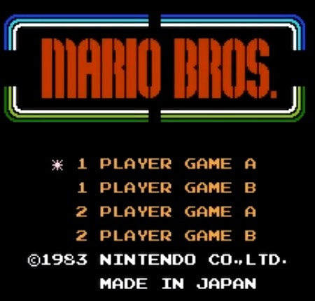Archivo:Pantalla de titulo de Mario Bros. (NES).jpg