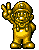 Sprite de la estatua de Mario en Kirby Super Star/Kirby's Fun Pak.