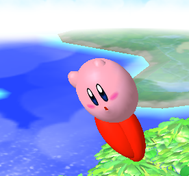 Archivo:Ataque aéreo hacia abajo de Kirby (1) SSBM.png