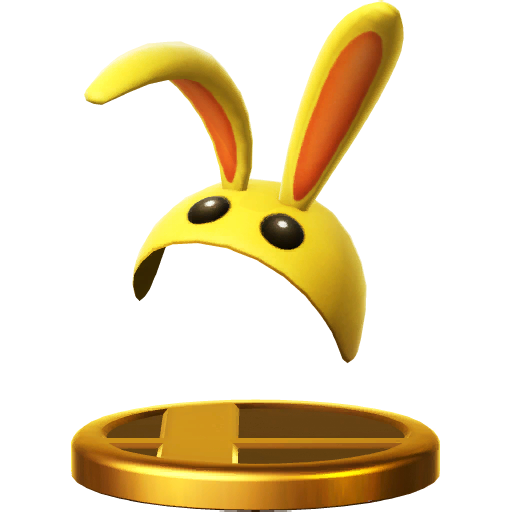 Archivo:Trofeo de Capucha de conejo SSB4 (Wii U).png