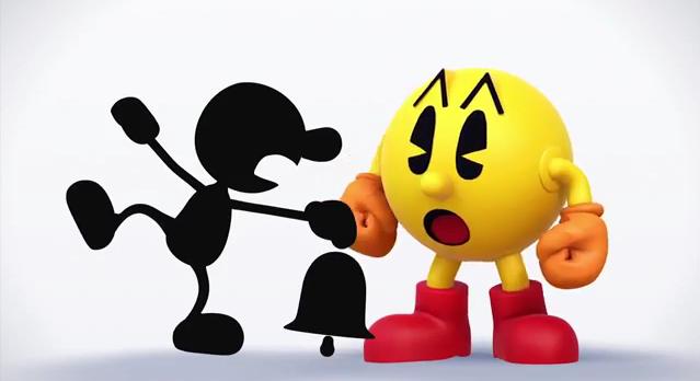 Archivo:Pac-Man y Mr Game & Watch juntos (Trailer SSB4).jpg