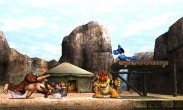 Archivo:Donkey Kong, Fox, Bowser y Lucario en el Valle Gerudo SSB4 (3DS).jpg