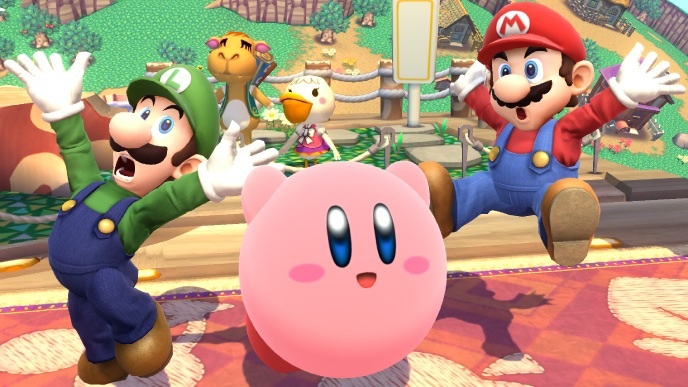 Archivo:Luigi, Kirby y Mario SSB4 (Wii U).jpg