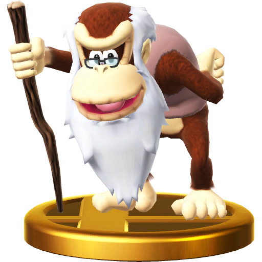 Archivo:Trofeo de Cranky Kong SSB4 (Wii U).png