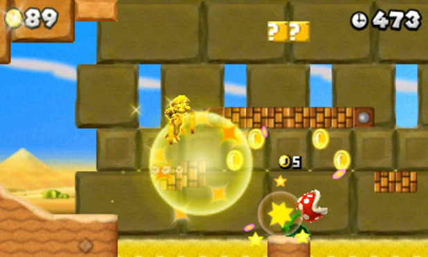Archivo:Mario dorado en New Super Mario Bros 2.jpg