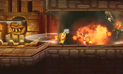 Archivo:Explosion de Rodomba afectando a Pooka y Eggrobo en Smashventura SSB4 (3DS).jpg