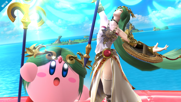 Archivo:Kirby junto a Palutena en Pilotwings SSB4 (Wii U).jpg