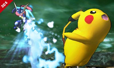 Archivo:Greninja atacando a Pikachu SSB4 (3DS).png