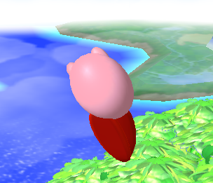 Archivo:Ataque aéreo hacia abajo de Kirby (2) SSBM.png