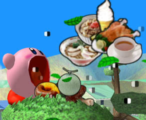 Archivo:Kirby absorbiendo comida SSBM.png