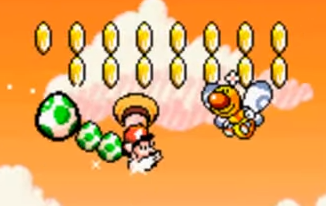 Archivo:Superstar Mario en Super Mario World 2 Yoshi's Island.png