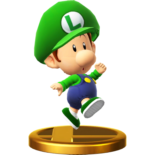 Archivo:Trofeo de Bebé Luigi SSB4 (Wii U).png