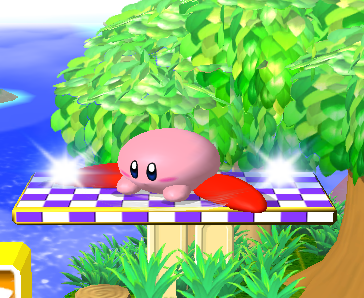 Archivo:Ataque Smash hacia abajo de Kirby (1) SSBM.png