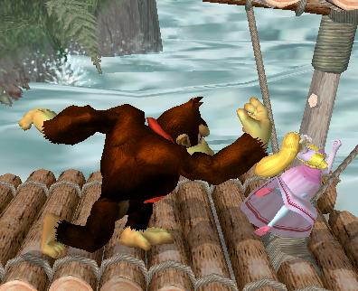 Archivo:Lanzamiento hacia abajo de Donkey Kong (4) SSBM.png