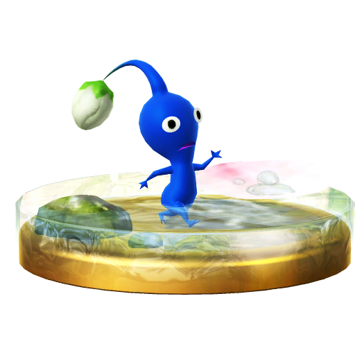 Archivo:Trofeo de Pikmin azul SSB4 (Wii U).png