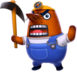 Arte oficial de Rese T. Ado en Animal Crossing: New Leaf