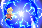 Vista previa del Imán PSI de Lucas en el Taller de personajes de Super Smash Bros. for Wii U.