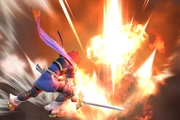 Vista previa de Hoja llameante en el Taller de personajes de Super Smash Bros. for Wii U.