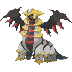Art oficial de Giratina en su forma modificada en Pokémon Diamante y Perla.png