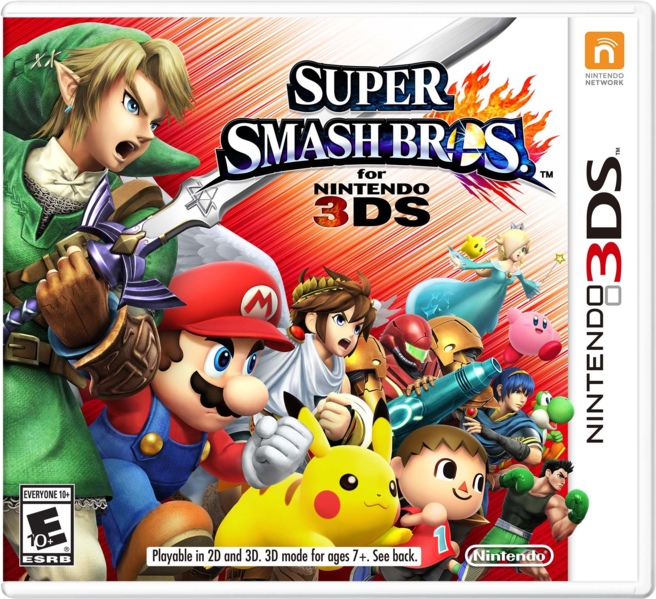 Archivo:Caratula de Super Smash Bros. for Nintendo 3DS (América).png