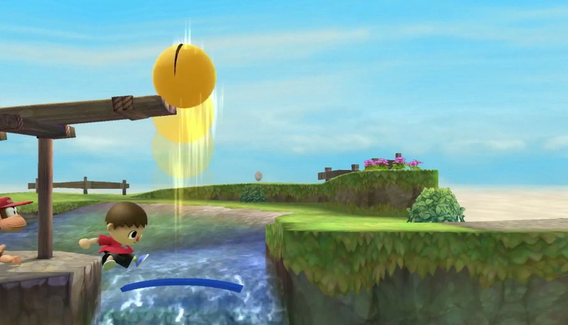 Archivo:Pac-Man usando Pac-Salto SSB4 (Wii U).jpg