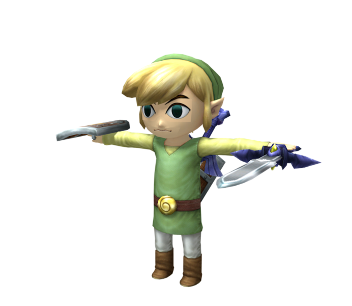 Archivo:Pose T Toon Link SSBB.png