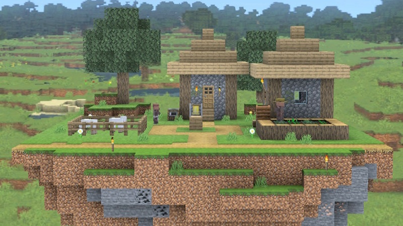Archivo:Mundo de Minecraft (Smash para 8) (Versión Omega) SSBU.jpg